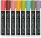 8 Pieces Liquid Chalk Markers - Wet Erase Marker Pens - for Chalkboards Signs, Windows, Blackboard, Glass - 6mm Reversible Tip - Vintage Colors Multicolor
